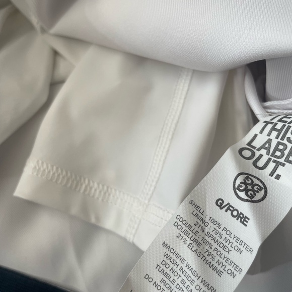 G/FORE grosgrain split front skort - Picture 7 of 8